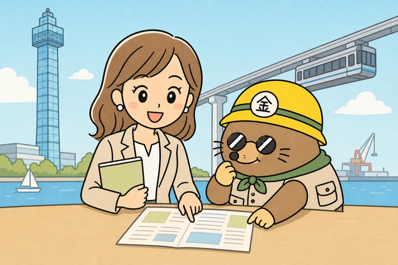 千葉市の支援制度を調べる女社長とざくざ君