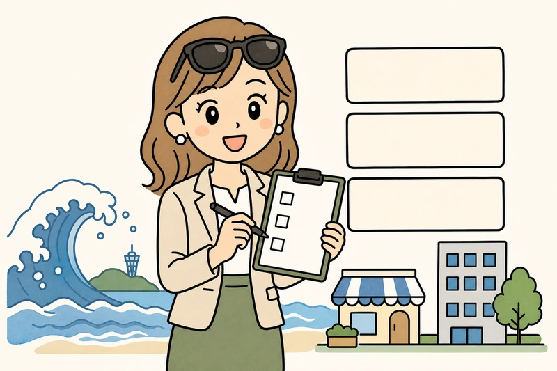 太陽光・蓄電池・高効率設備の対象条件を確認の解説イラスト