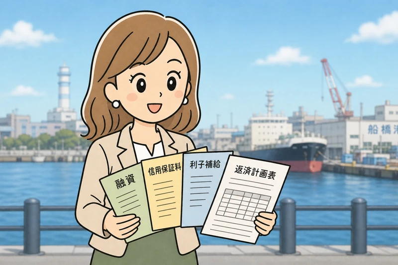 船橋市の融資と利子補給を見る女社長