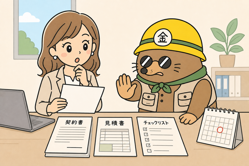 広島市の補助金申請を契約前に進める女社長とざくざ君