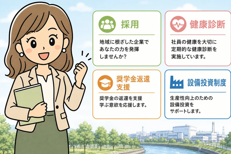 川口市の雇用健康設備支援を分けて見る女社長