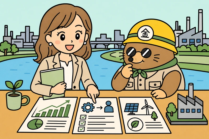 川崎市の補助金2026を調べる女社長とざくざ君