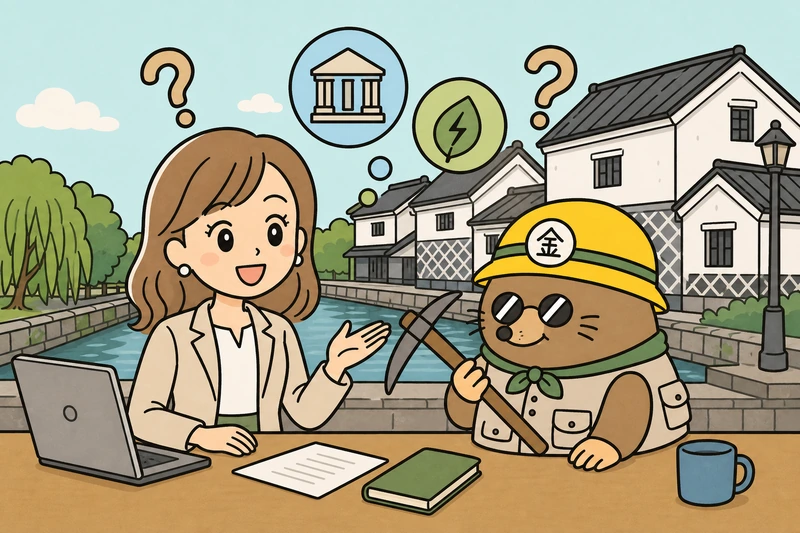 倉敷市の補助金でよくある質問の解説イラスト