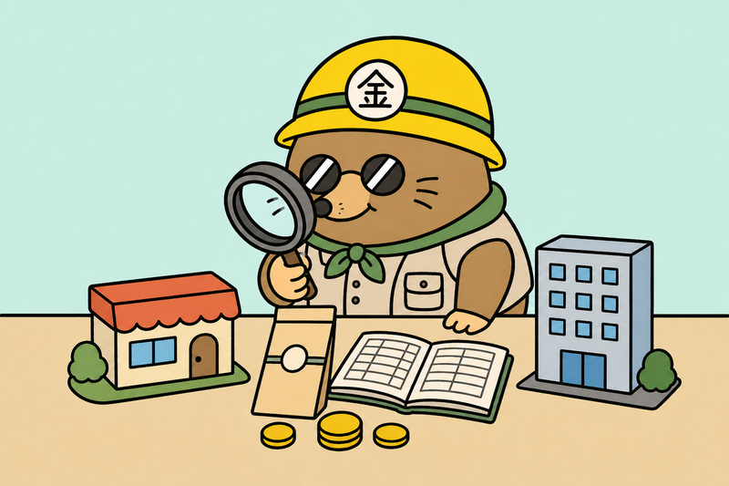個人事業主と法人の給付金の税金を確認するざくざ君