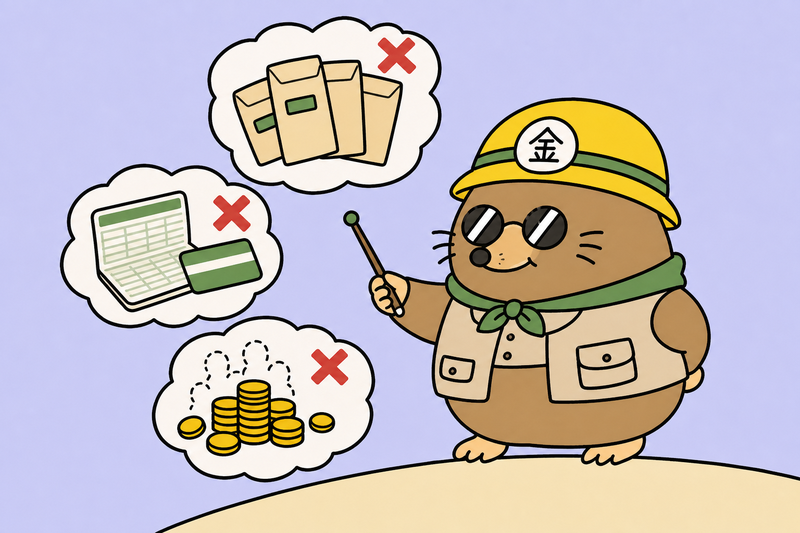 給付金の課税でよくある勘違いを説明するざくざ君