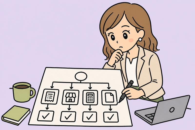 助成金の消費税分を返還する条件を見る女社長