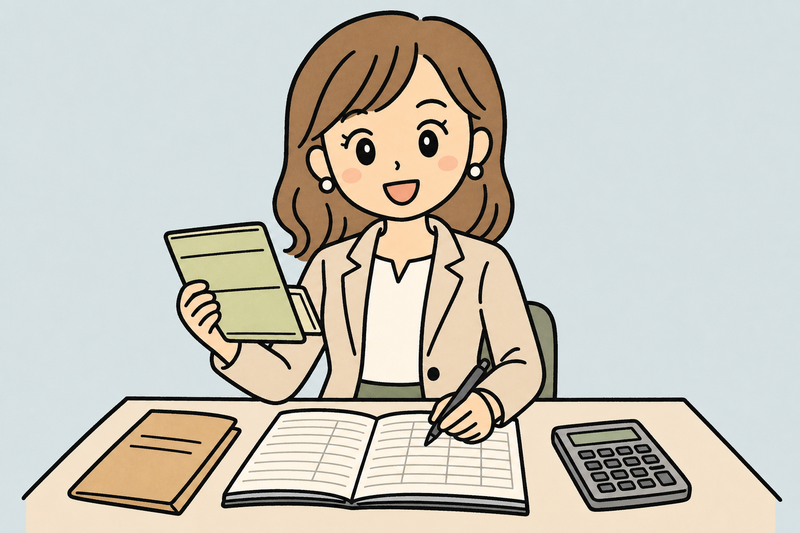 助成金を雑収入として帳簿へ入力する女社長