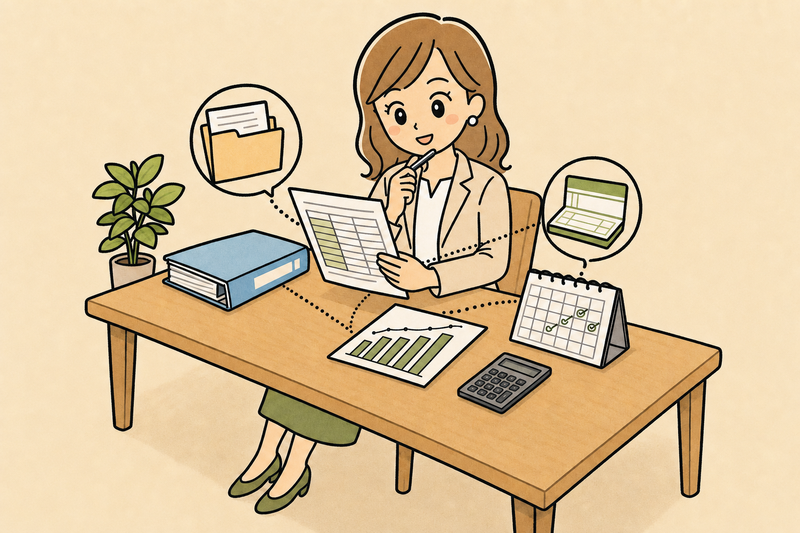 マル経融資の推薦と審査に備えて事業の数字を見直す女社長