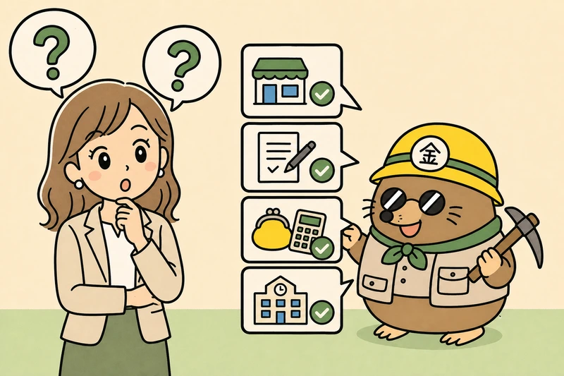 宇都宮市の補助金のよくある質問に答える女社長とざくざ君