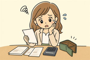 みるみるお金が減っていく・・。