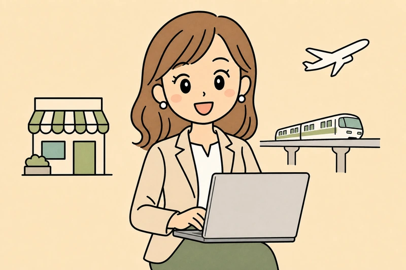 豊中市の補助金2026｜IT化・人材・商品改善を確認の解説イラスト