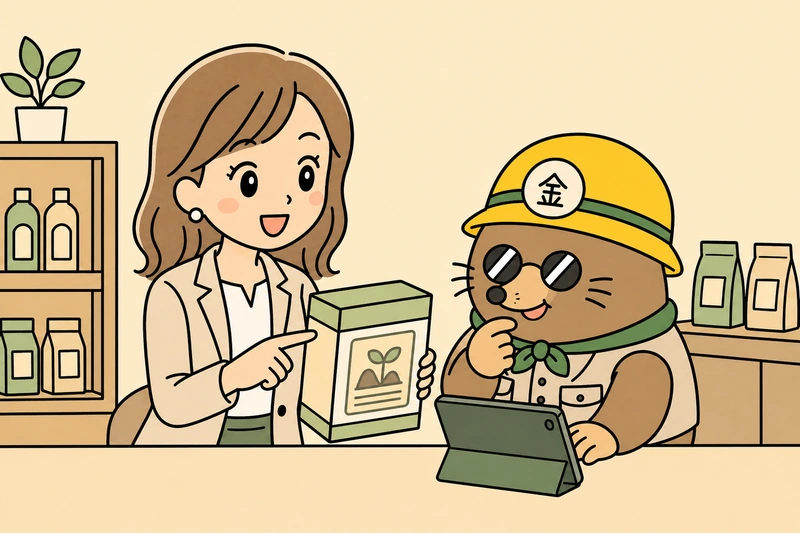 商品高付加価値化は専門家相談と効果検証がカギの解説イラスト